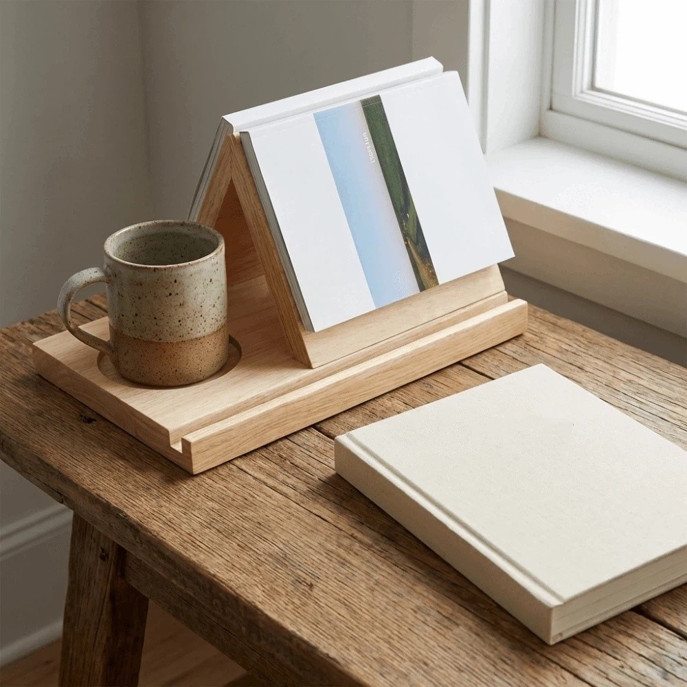 Minimalist 2 in 1 Triangle Woo - đánh giá và giá Magazine Holder Rack