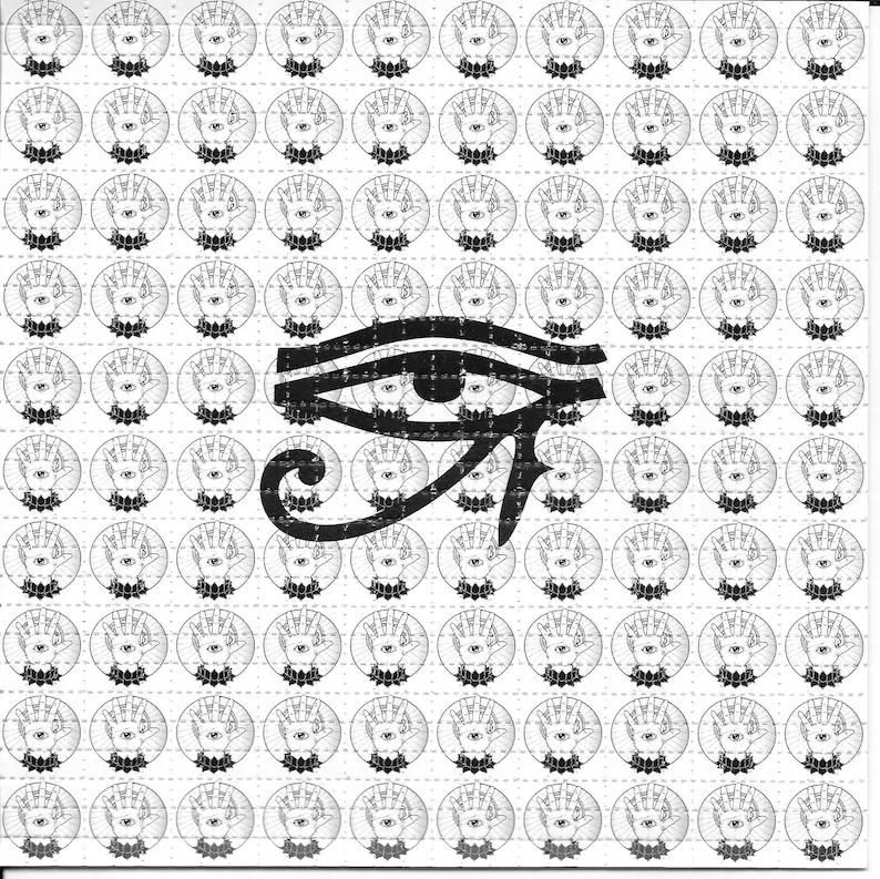 Eye of Providence Psychedelic  - đánh giá và giá Ink Blotter Paper
