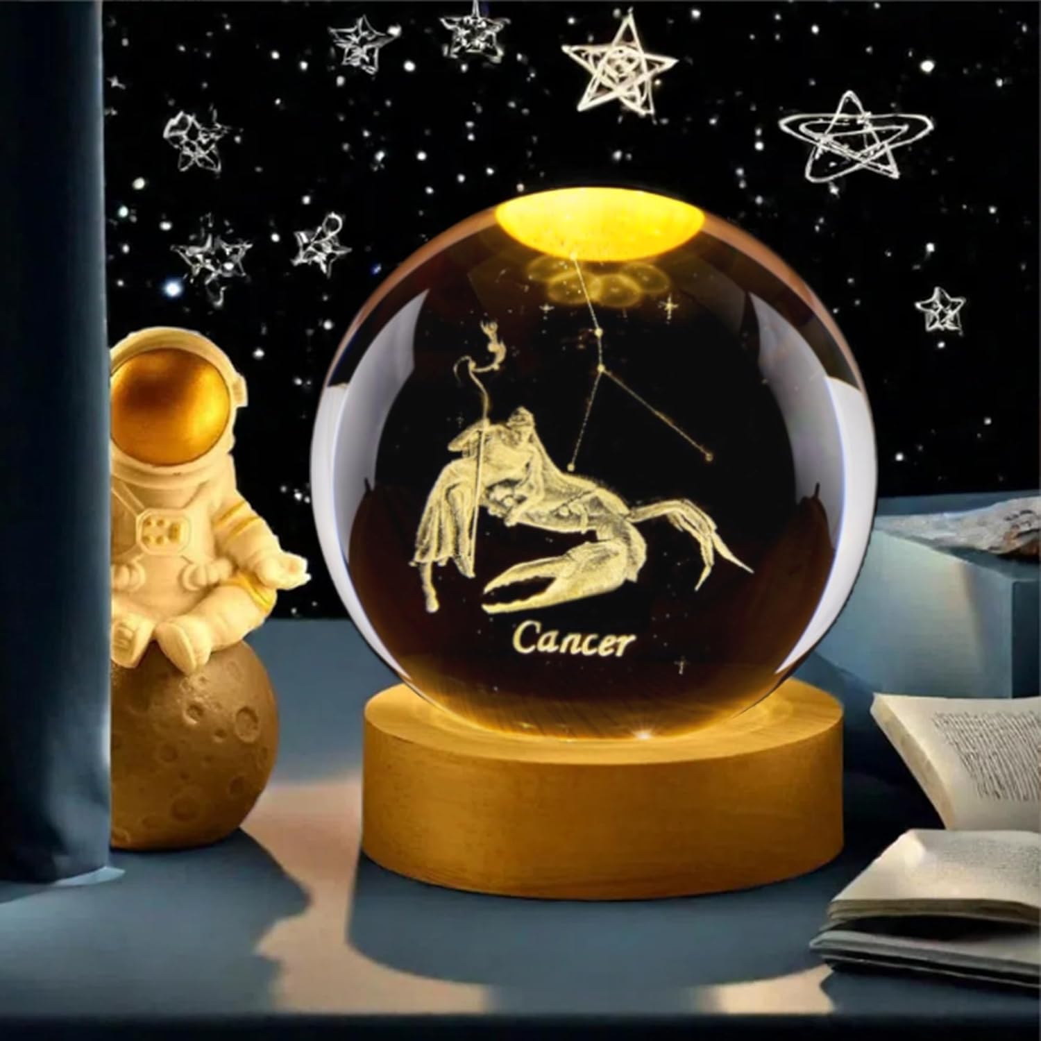 3D Cancer Constellation Crysta - đánh giá và giá Paper Weight Crystal