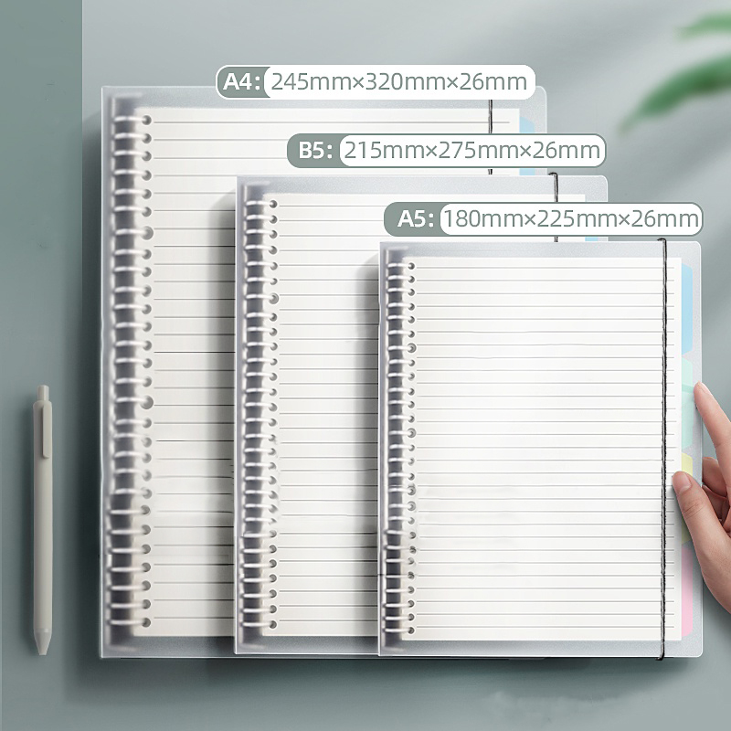 A5/B5/A4 Binder Notebooks Loos - đánh giá và giá Binder A4 Lever