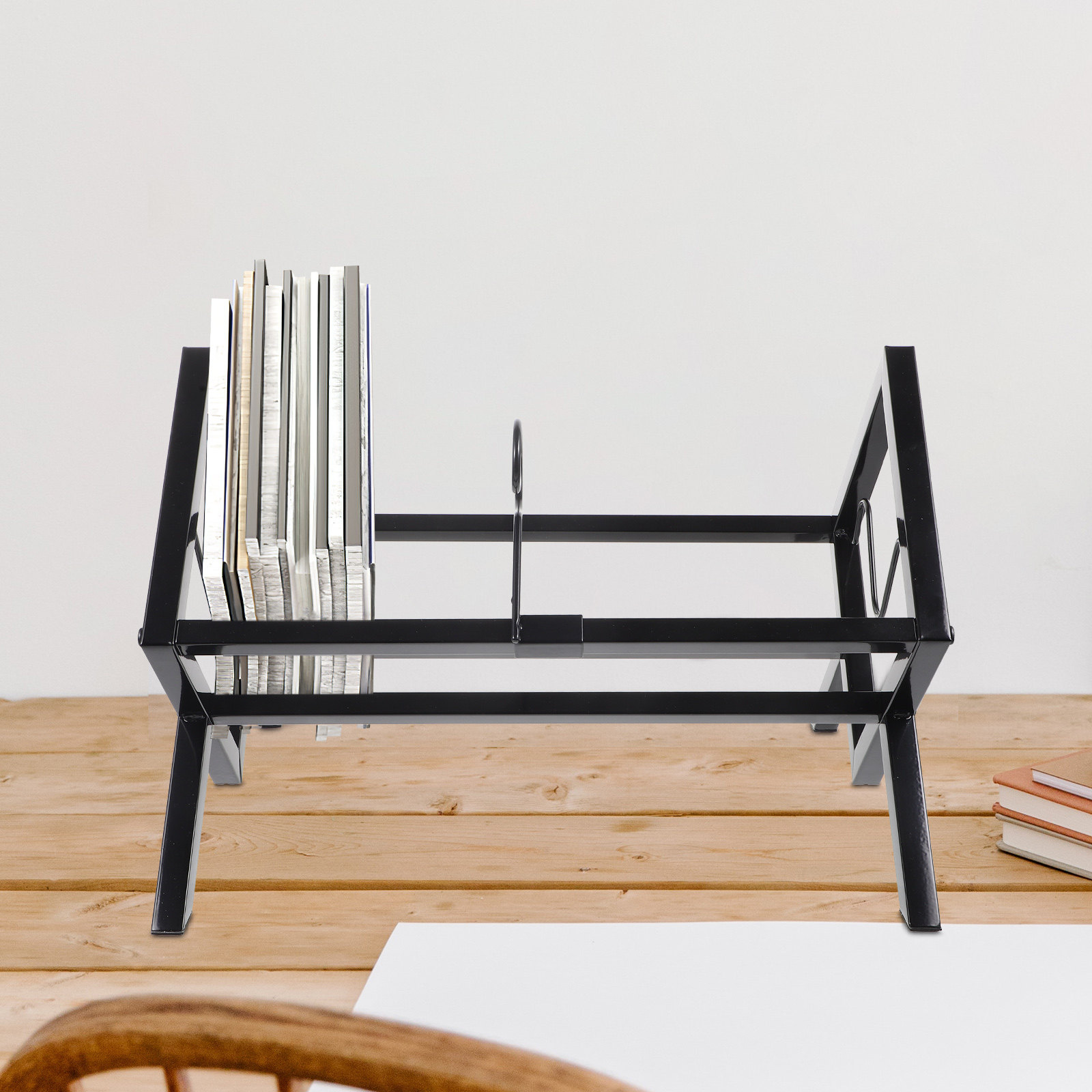 Vinyl Record Storage Rack Desk - đánh giá và giá Magazine Holder Rack