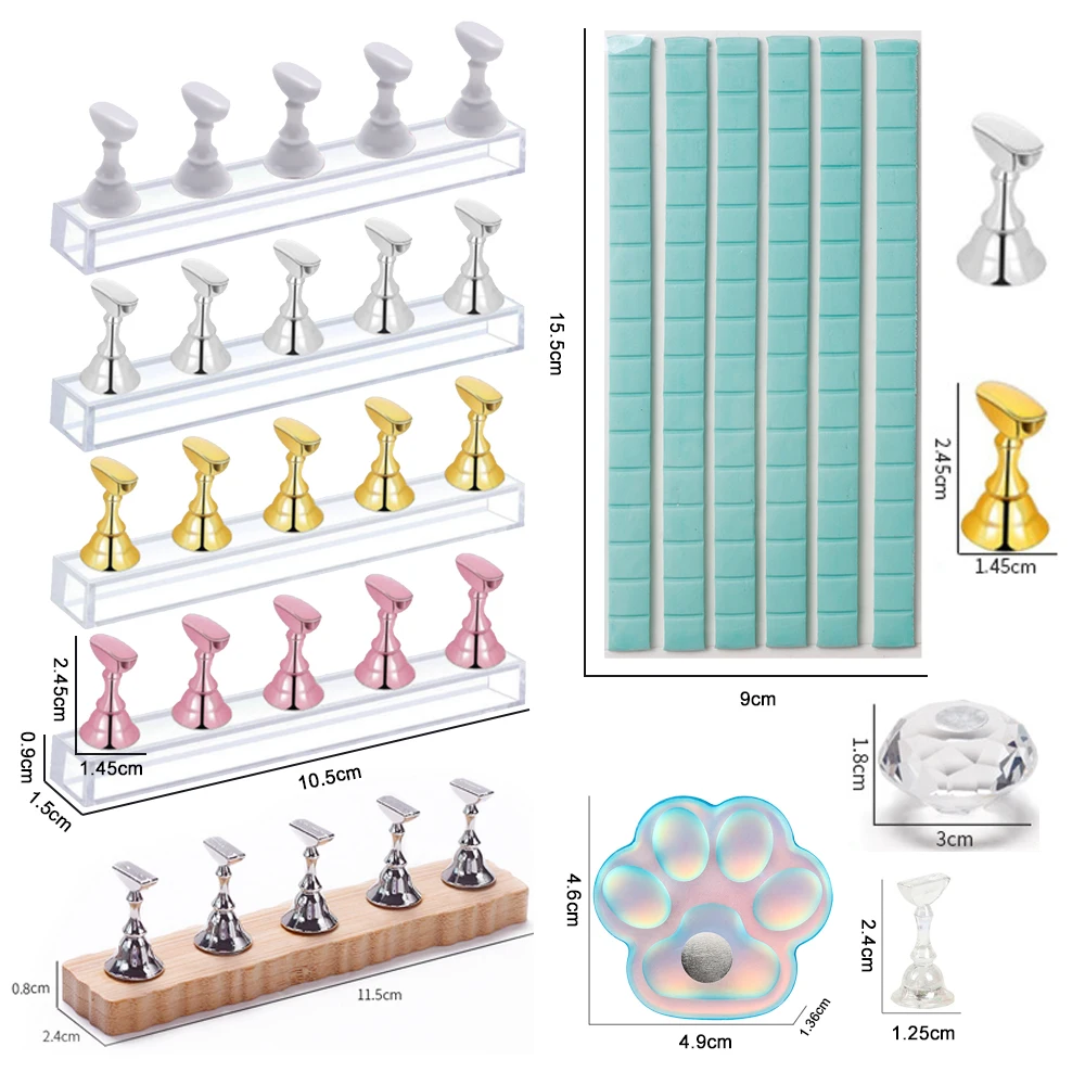 5PCS/Pack Chess Magnetic Nail  - đánh giá và giá Gel Refill Pack
