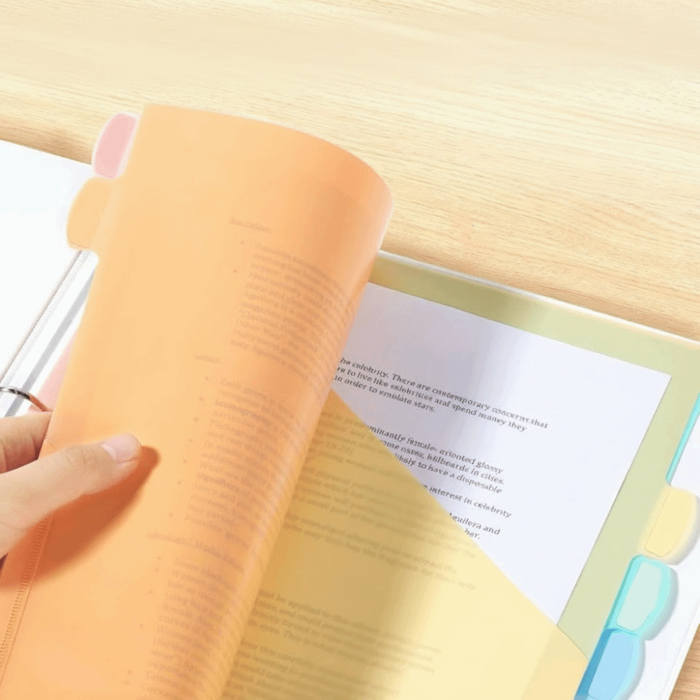 8 pcs A4 Pastel Binder Divider - đánh giá và giá Tab Divider A4