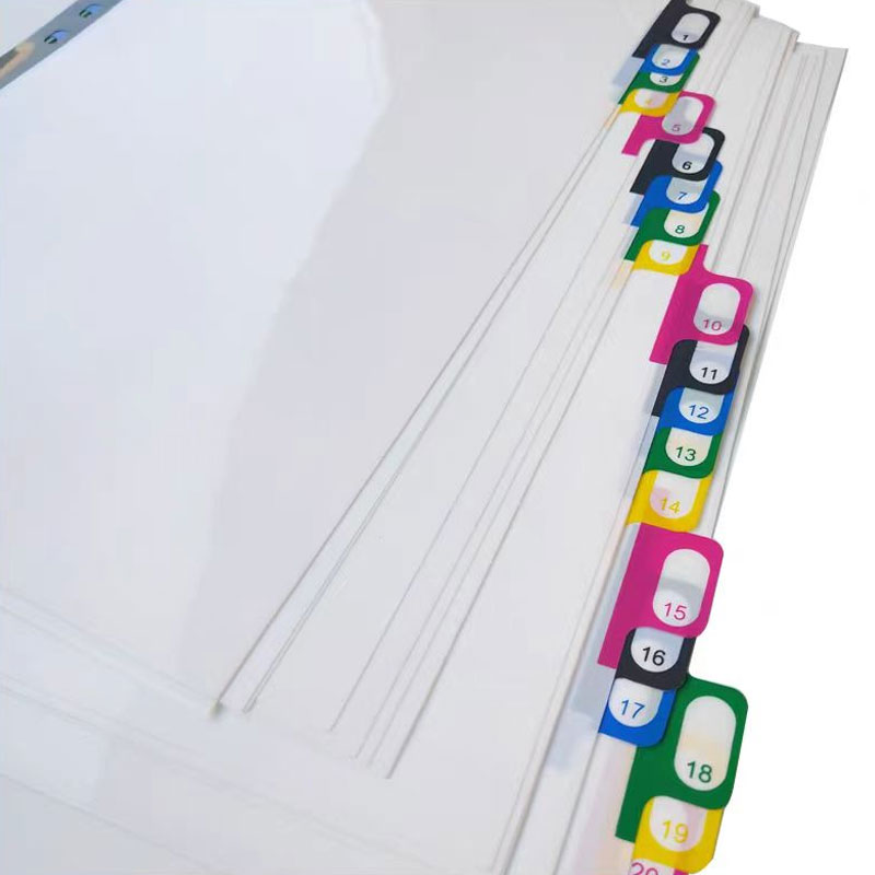 5/10/20Sheets/Lot A4 Divider I - đánh giá và giá Tab Divider A4