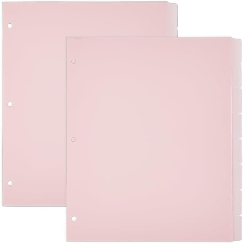 16 Sheets 3 Ring A4 Pink Binde - đánh giá và giá Tab Divider A4