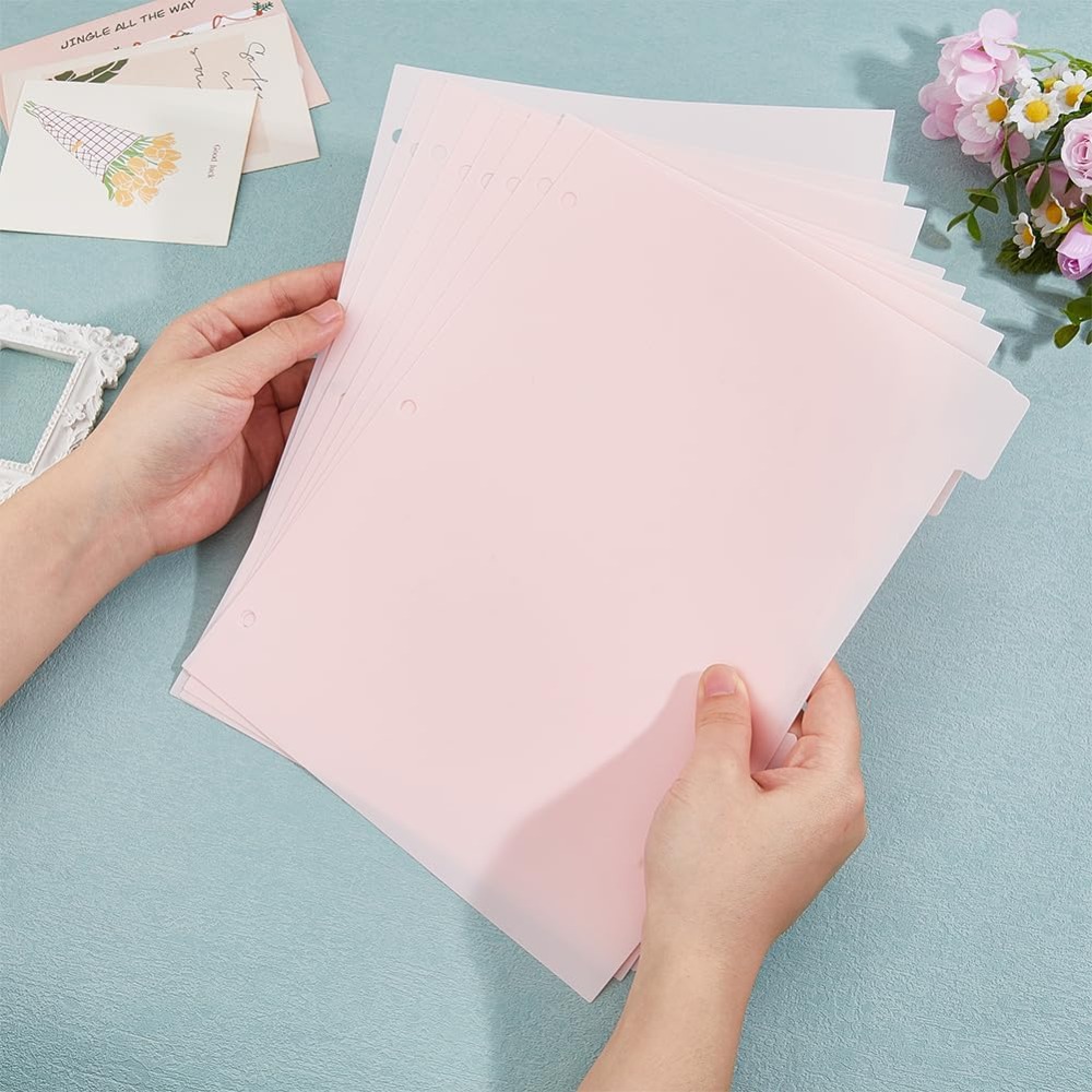16 Sheets 3 Ring A4 Pink Binde - đánh giá và giá Tab Divider A4