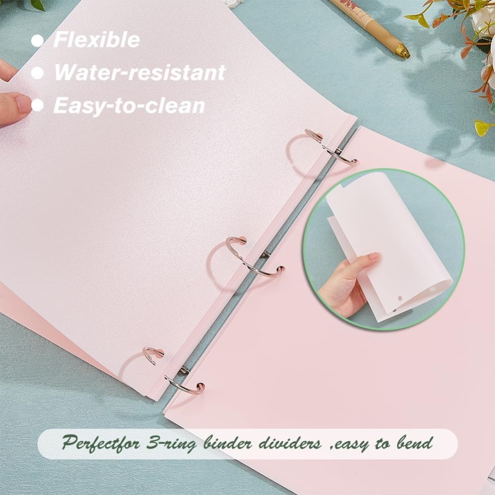 16 Sheets 3 Ring A4 Pink Binde - đánh giá và giá Tab Divider A4