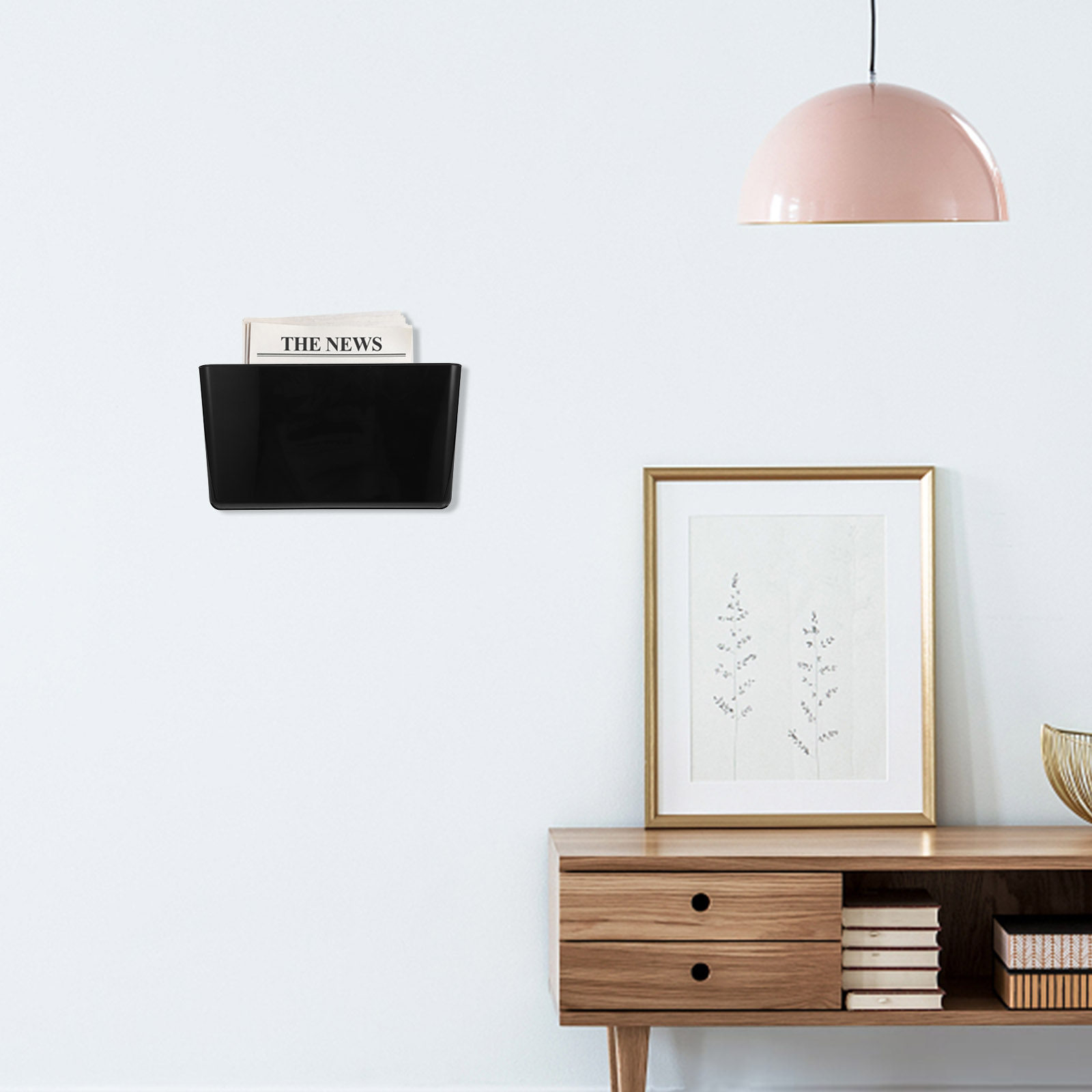 Wall Mount File Holder Single  - đánh giá và giá Magazine Holder Rack