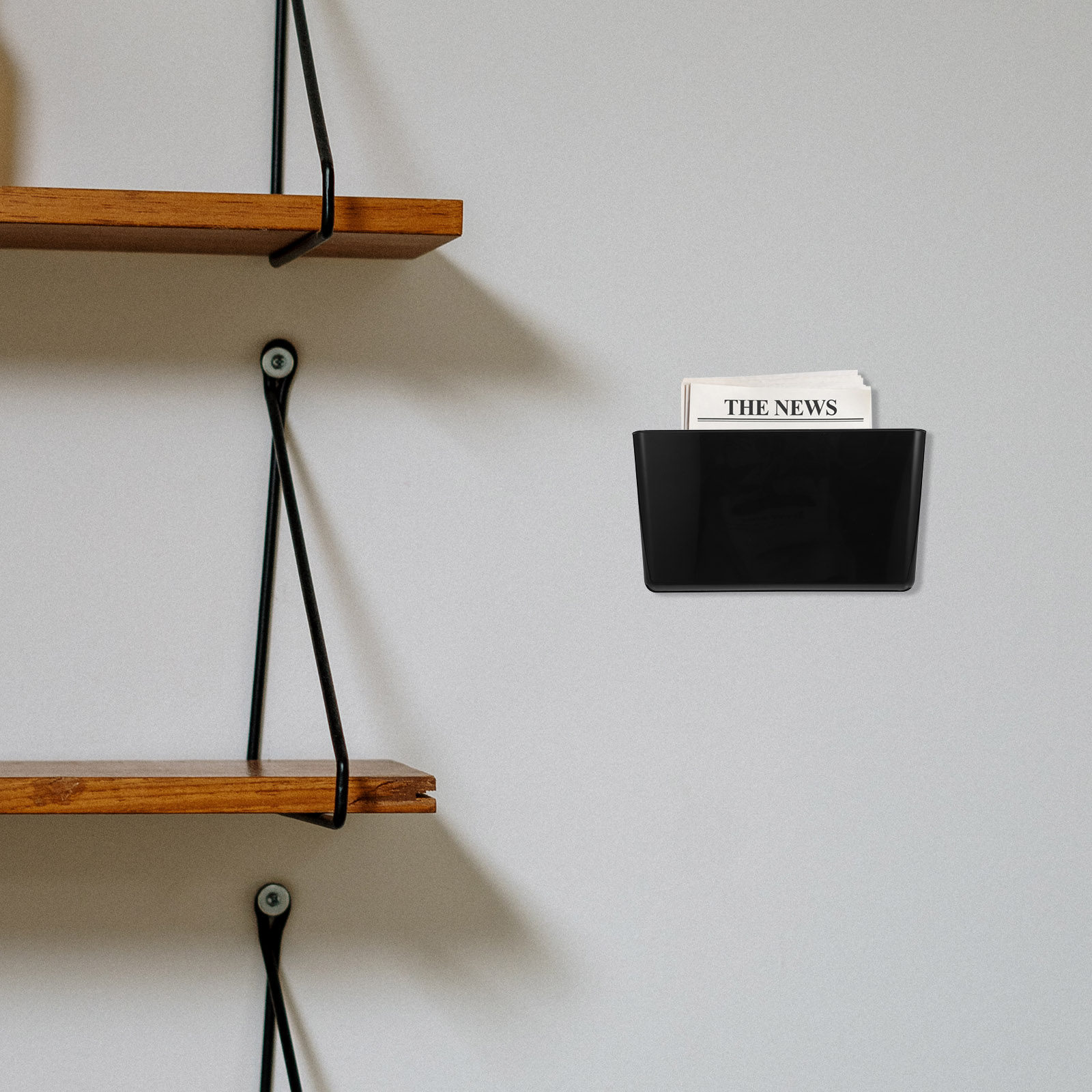 Wall Mount File Holder Single  - đánh giá và giá Magazine Holder Rack