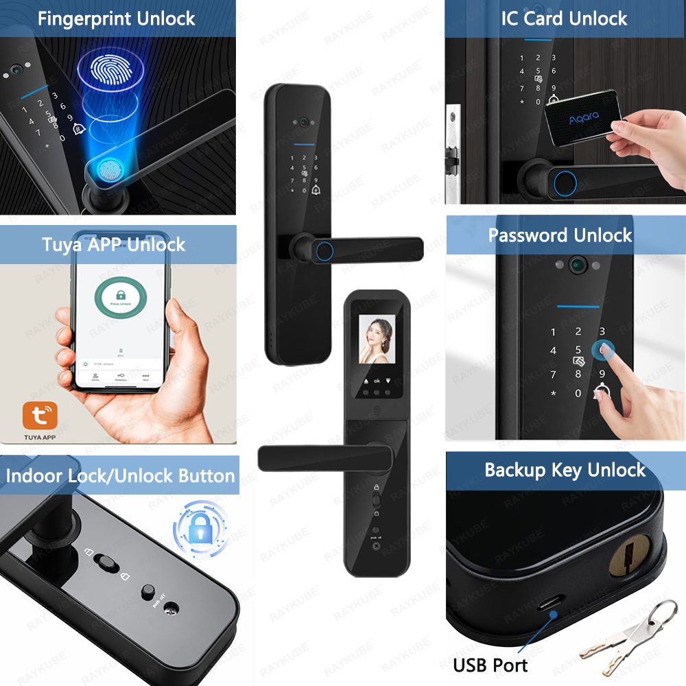 RAYKUBE F008 Tuya Wifi peephol - đánh giá và giá Letter Opener Brass