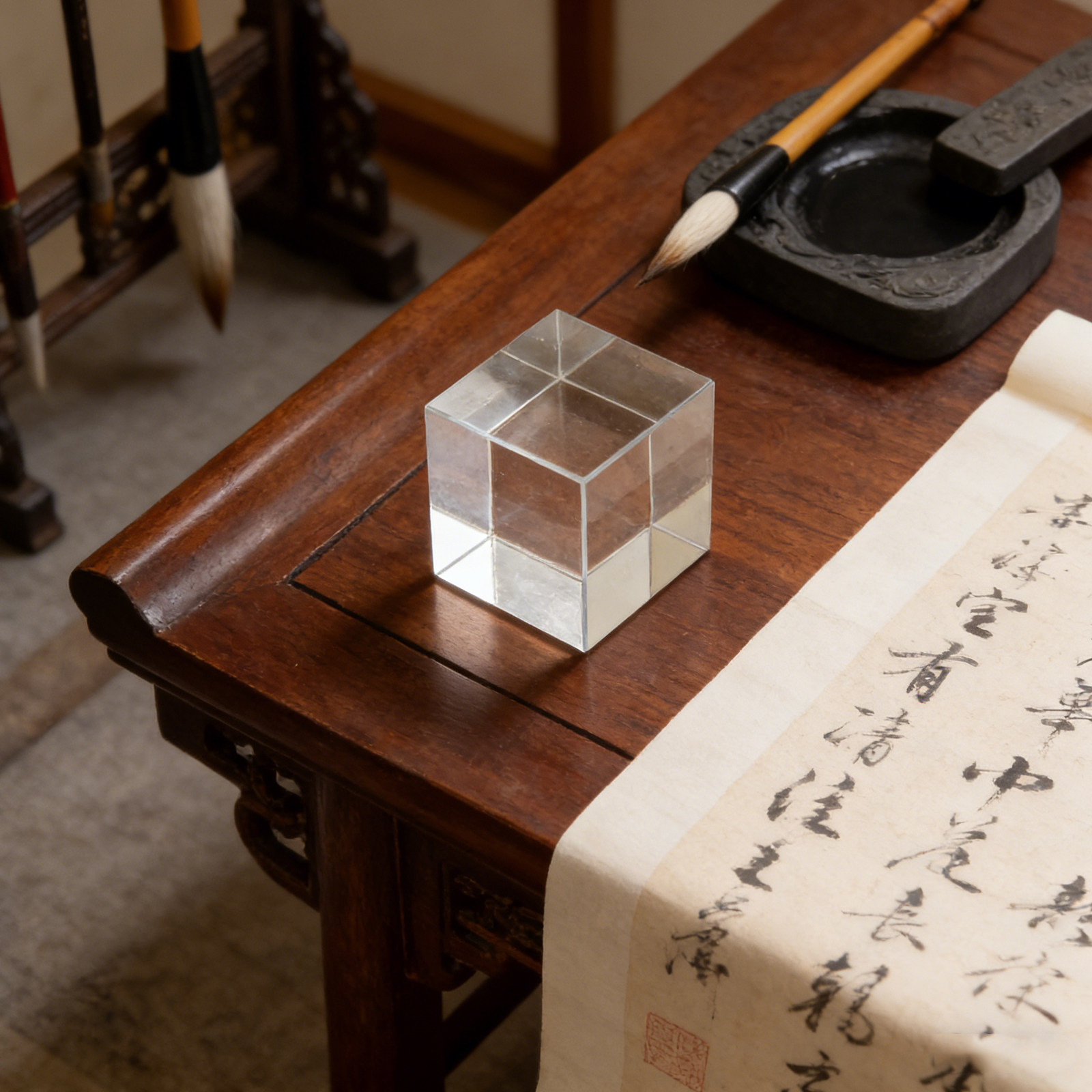 Square Crystal Paperweight Cle - đánh giá và giá Book Weight Glass
