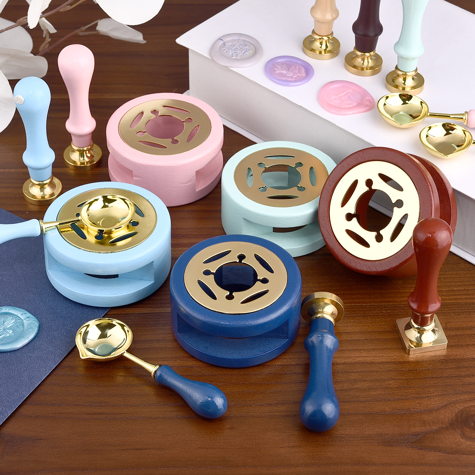 2/3Pcs Set Retro Sealing Wax F - đánh giá và giá Wax Seal Stamp Set