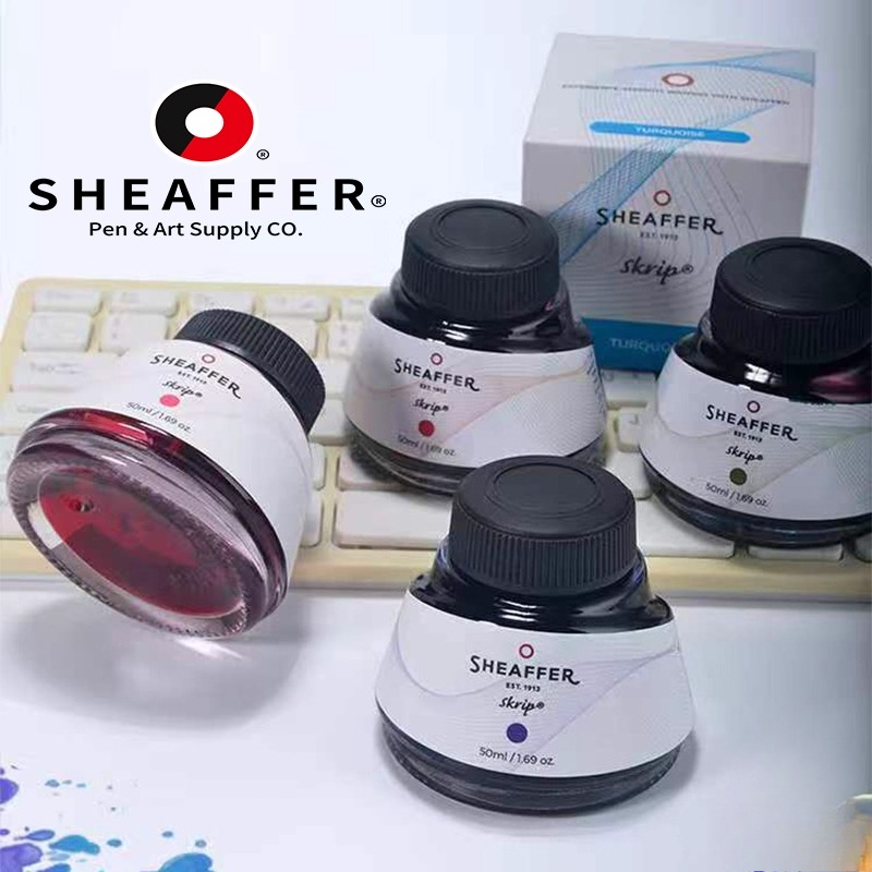 American SHEAFFER Color Dye In - đánh giá và giá Fountain Pen Bottled Ink