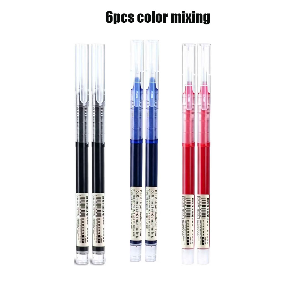 6 Pack Click Gel Pens 0.5mm Bl - đánh giá và giá Gel Refill Pack