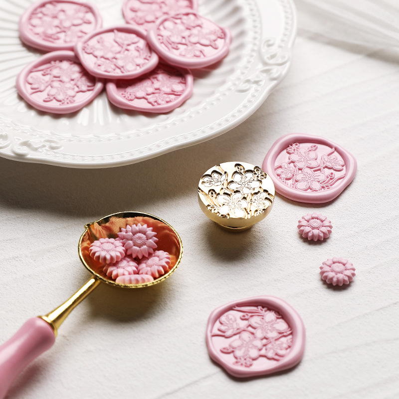 Retro Wax Seal Stamp Spring Fl - đánh giá và giá Wax Seal Stamp Set