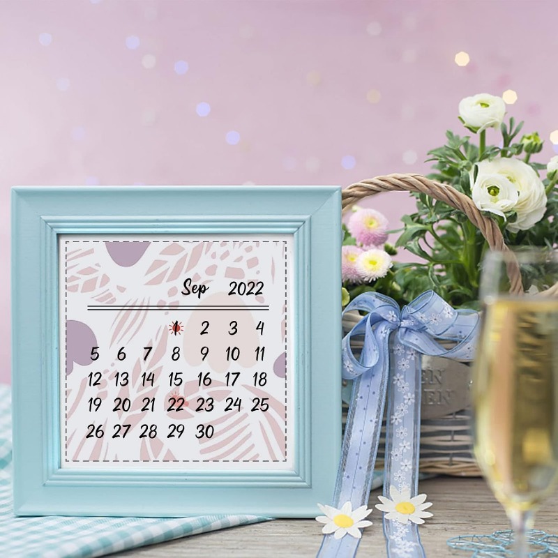 1PC 8.3x5.8in Calendar Clear S - đánh giá và giá Rubber Date Stamp