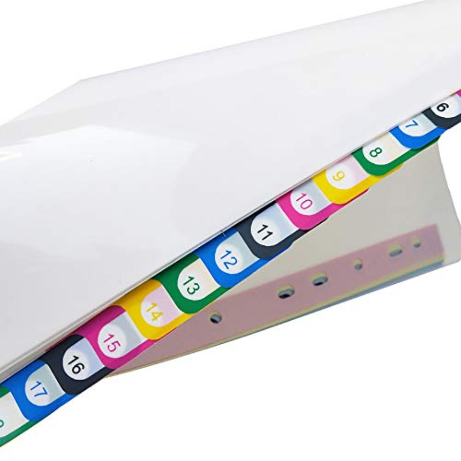 A4 Plastic Binder Index Tab Di - đánh giá và giá Tab Divider A4