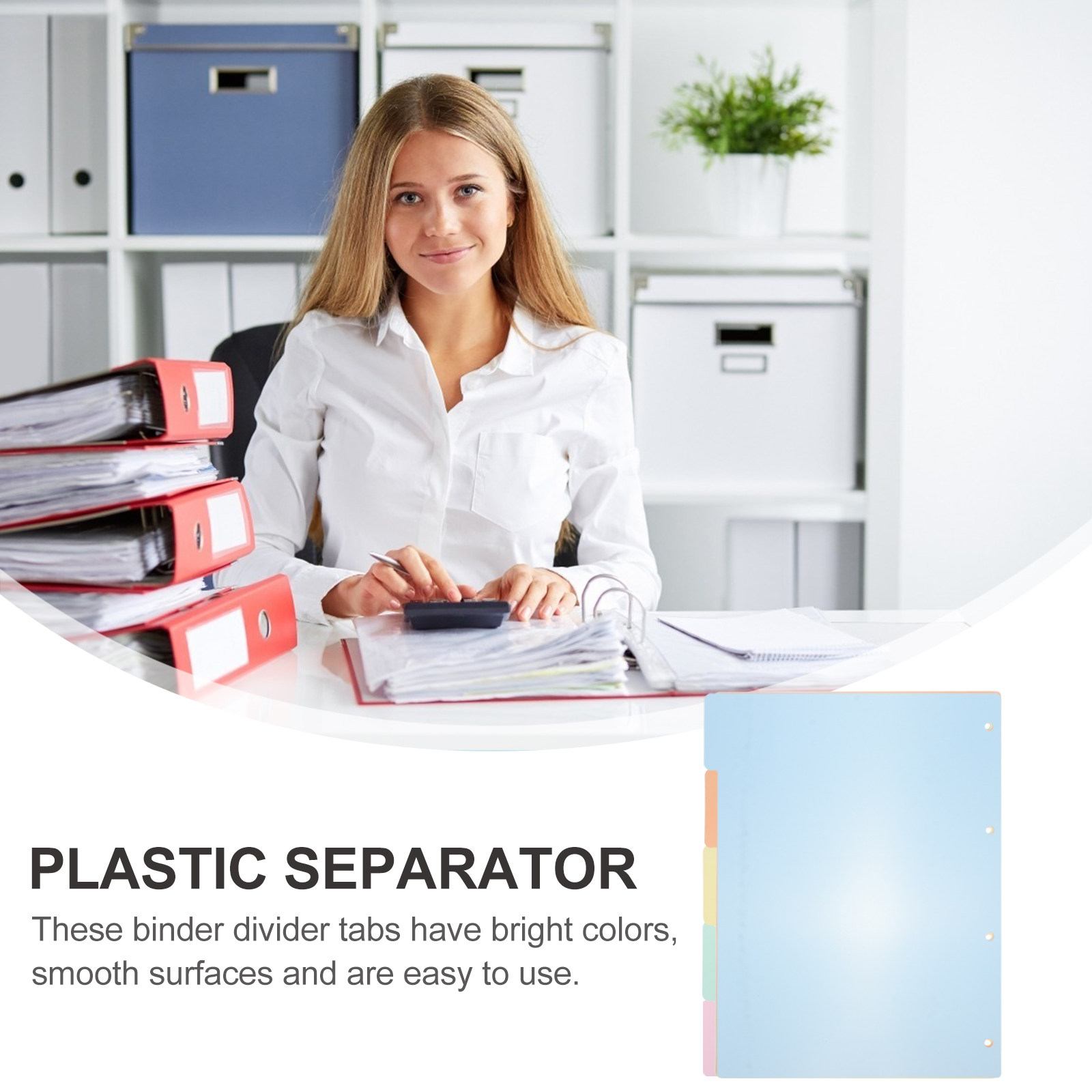 10Pcs A4 Plastic Index Divider - đánh giá và giá Tab Divider A4