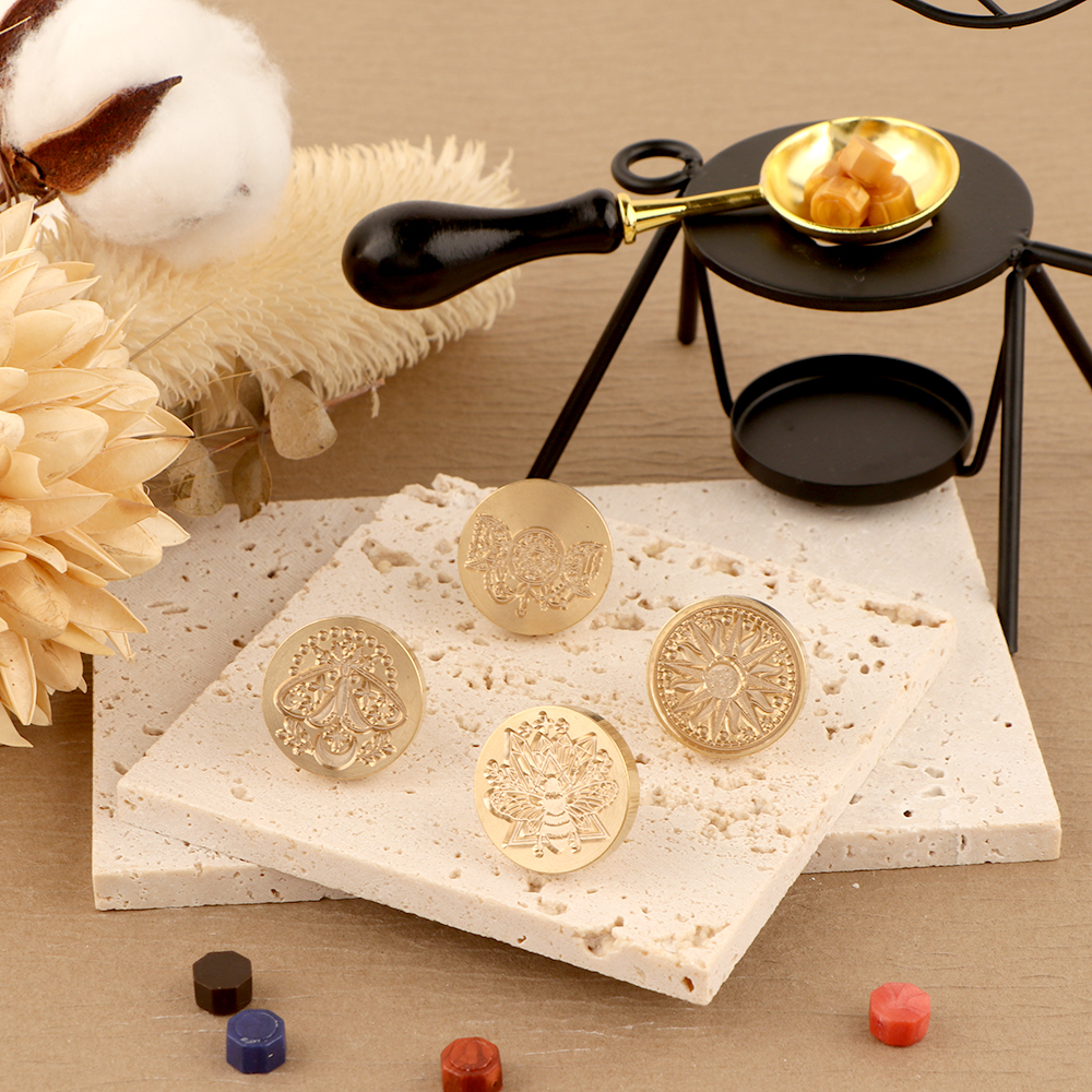 Wax Seal Stamp Head Sun Moon a - đánh giá và giá Wax Seal Stamp Set