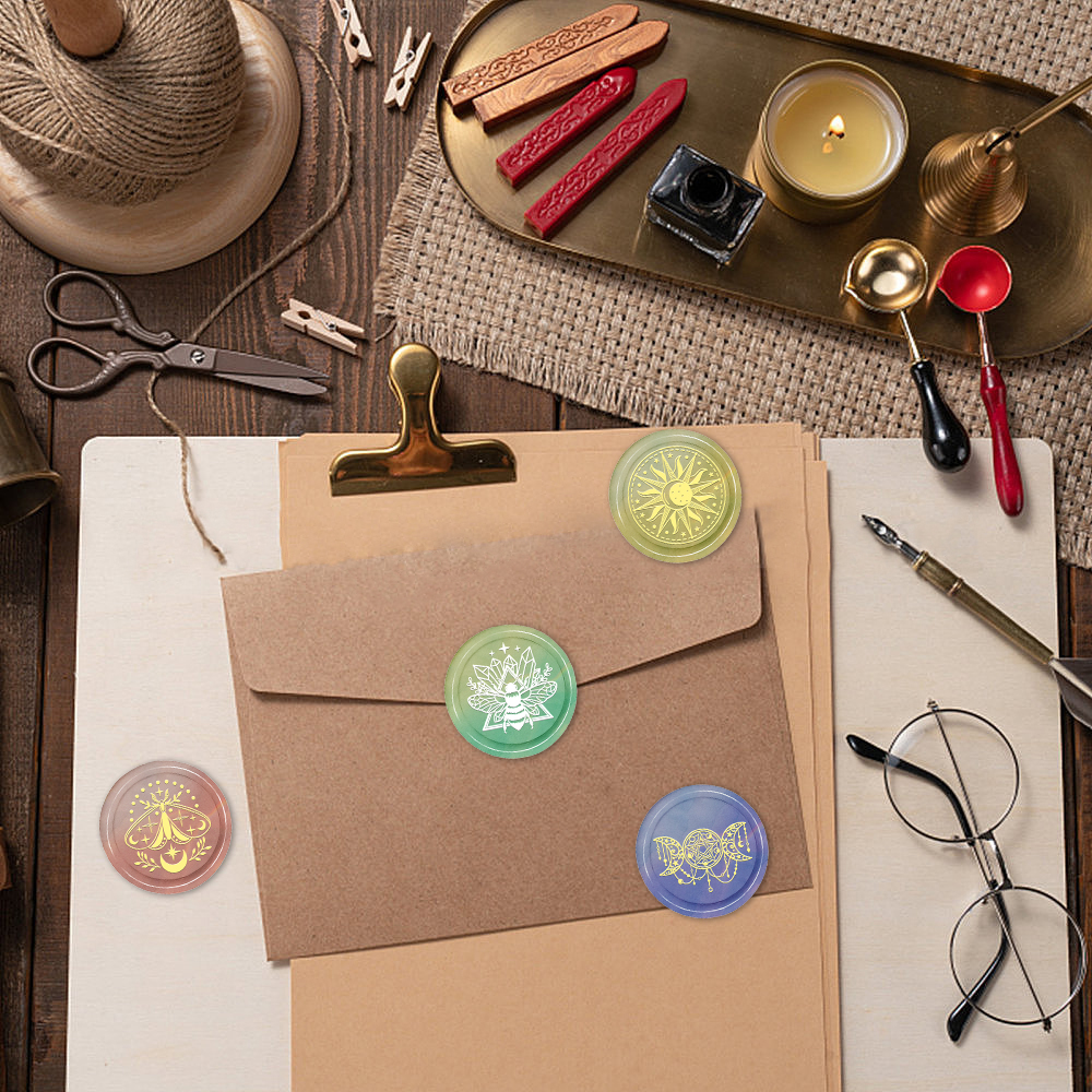 Wax Seal Stamp Head Sun Moon a - đánh giá và giá Wax Seal Stamp Set