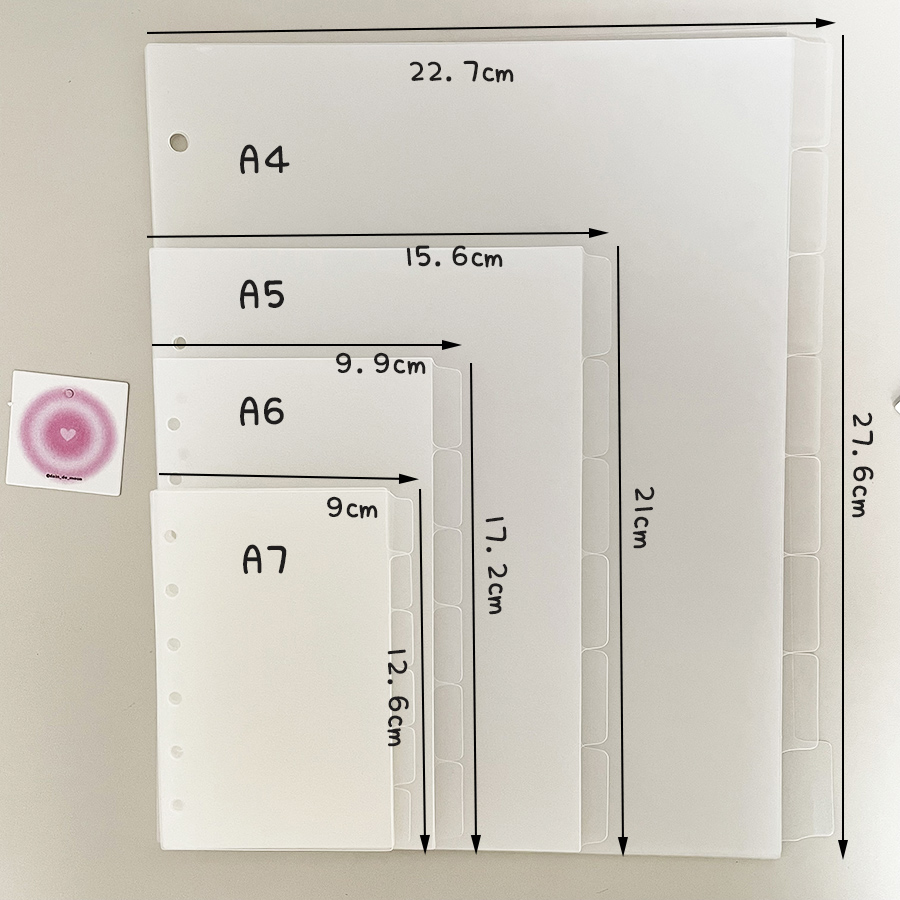 A4/A5/A6/A7 Ring Seperator Pag - đánh giá và giá Binder A4 Lever