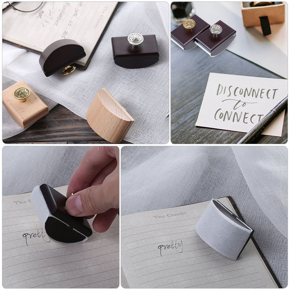 2Pcs Wooden Rocker Blotter Ink - đánh giá và giá Ink Blotter Paper