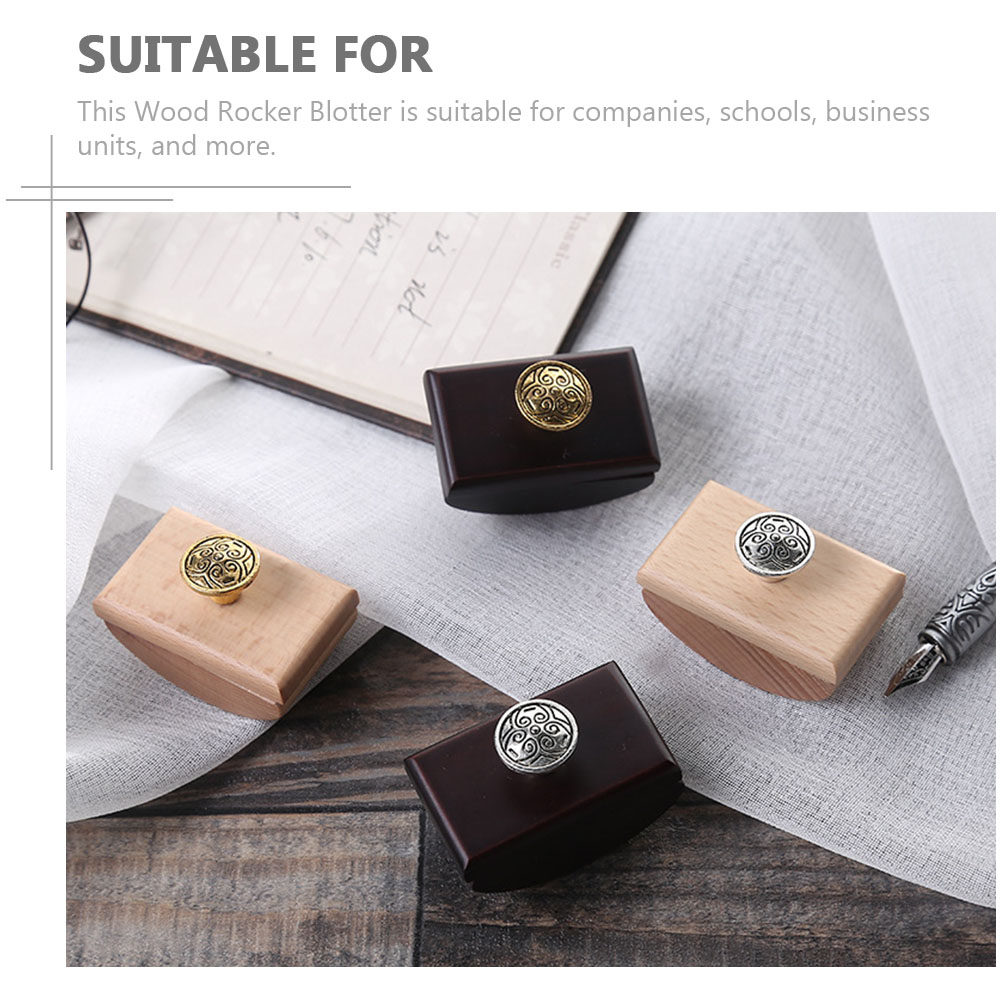 2Pcs Wooden Rocker Blotter Ink - đánh giá và giá Ink Blotter Paper