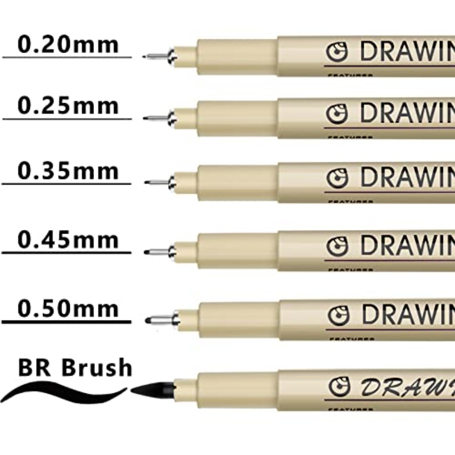 Muchcute Micro liner Drawing A - đánh giá và giá Archive Box Set