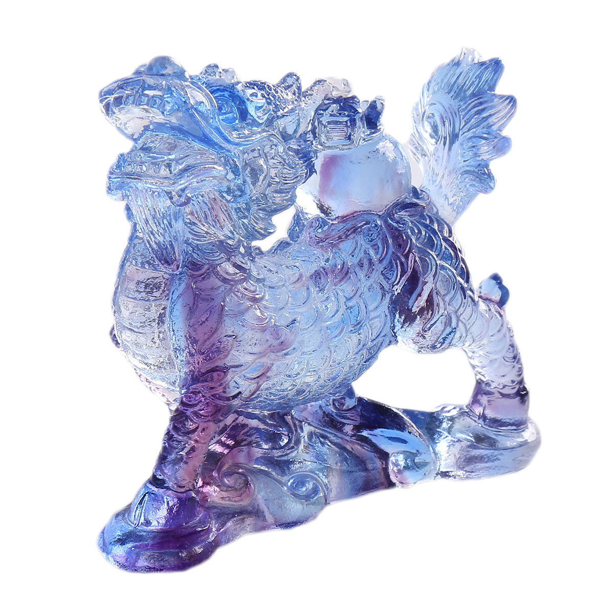 Chinese Liuli Crystal Feng Shu - đánh giá và giá Paper Weight Crystal
