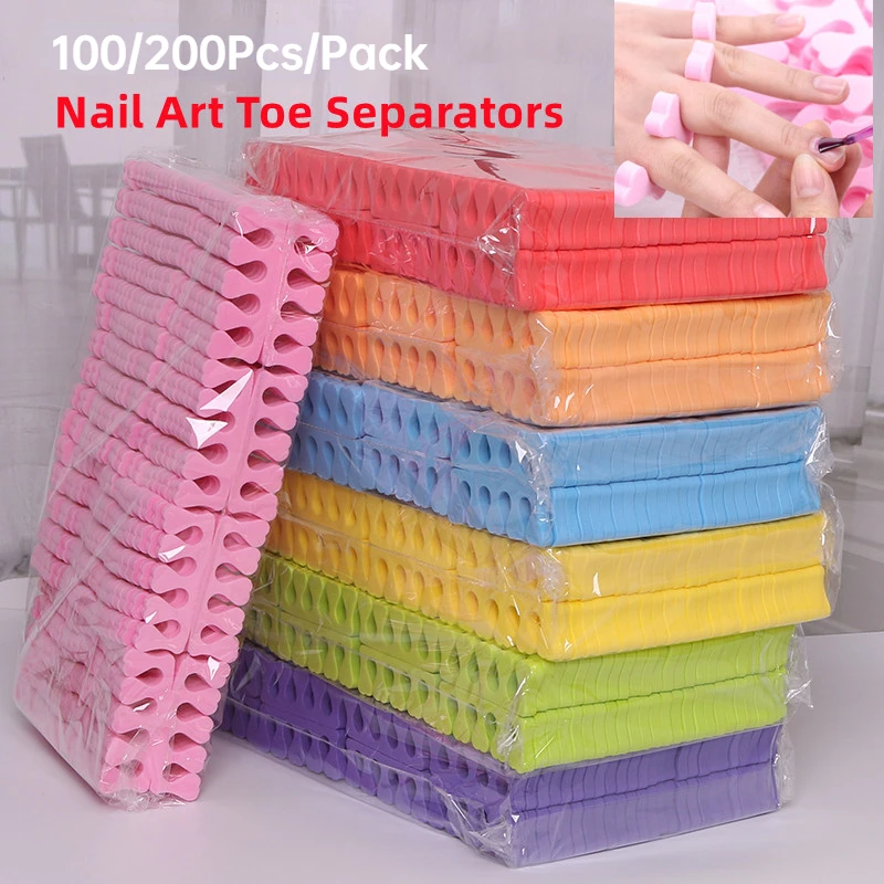 100,200pcs/Pack Nail Art Toe S - đánh giá và giá Gel Refill Pack