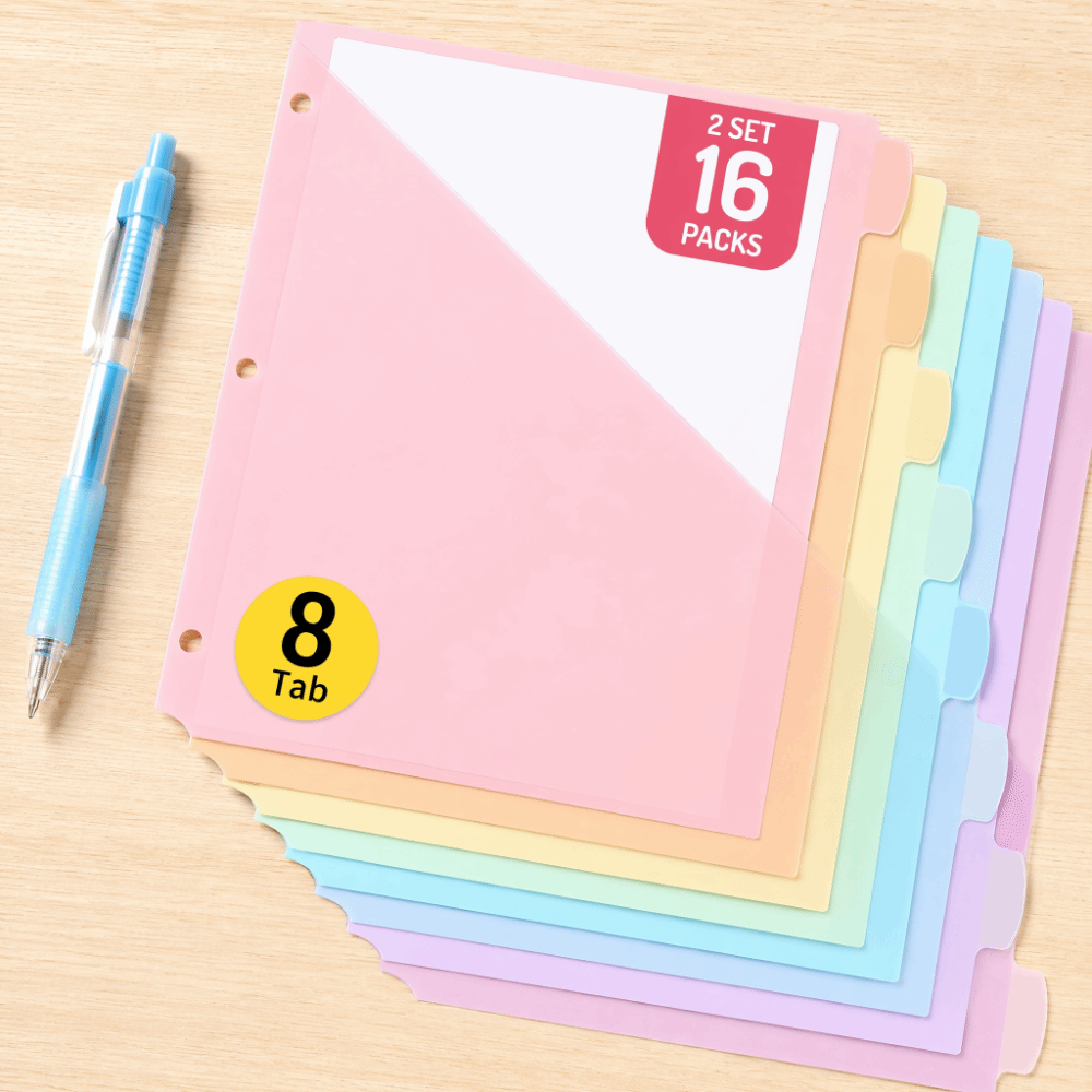 Durable Binder Dividers Pastel - đánh giá và giá Tab Divider A4