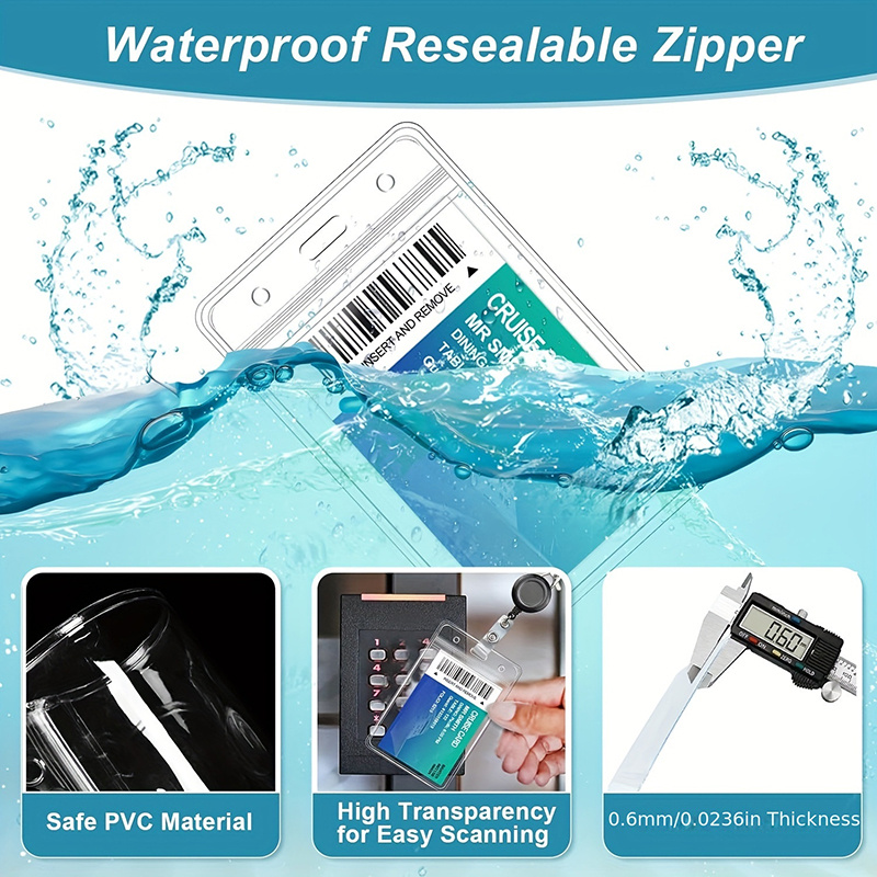 1-3Pcs Waterproof ID Badge Hol - đánh giá và giá Index Card Holder