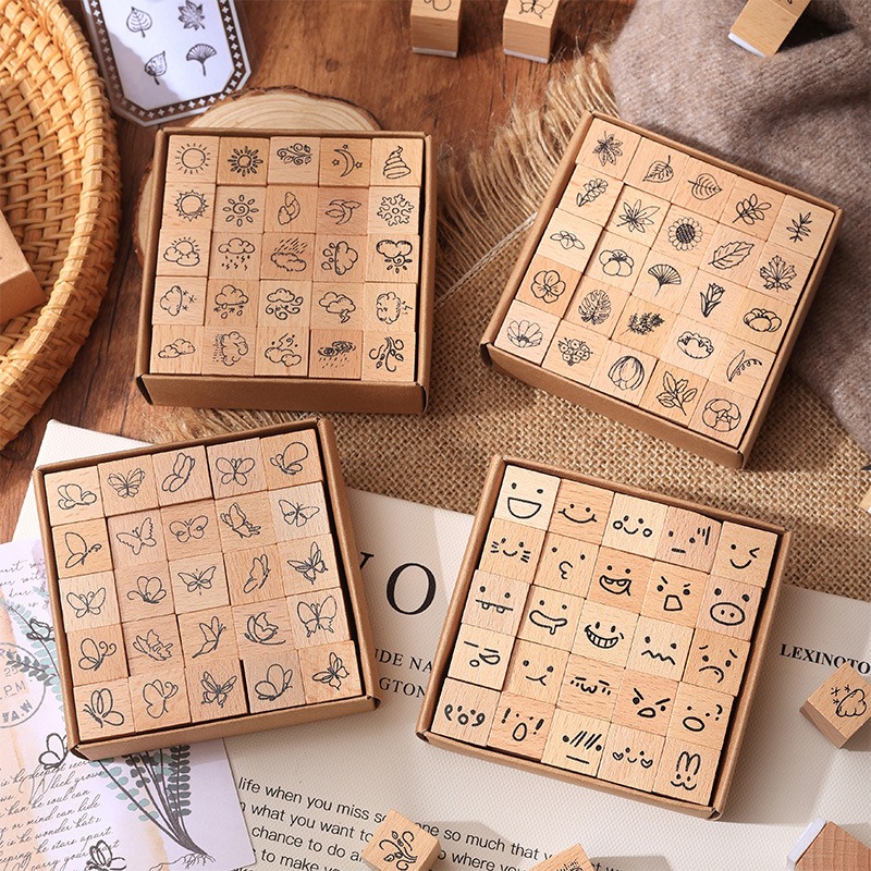 Cute Butterfly Weather Symbol  - đánh giá và giá Rubber Date Stamp