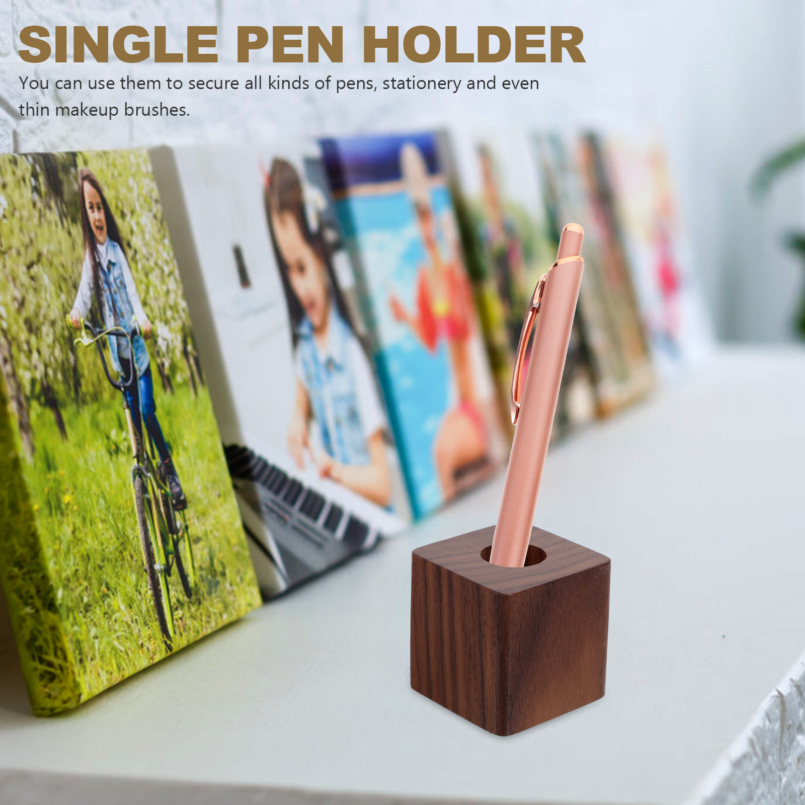 Walnut Pen Stand Single Holder - đánh giá và giá Pen Rest Single