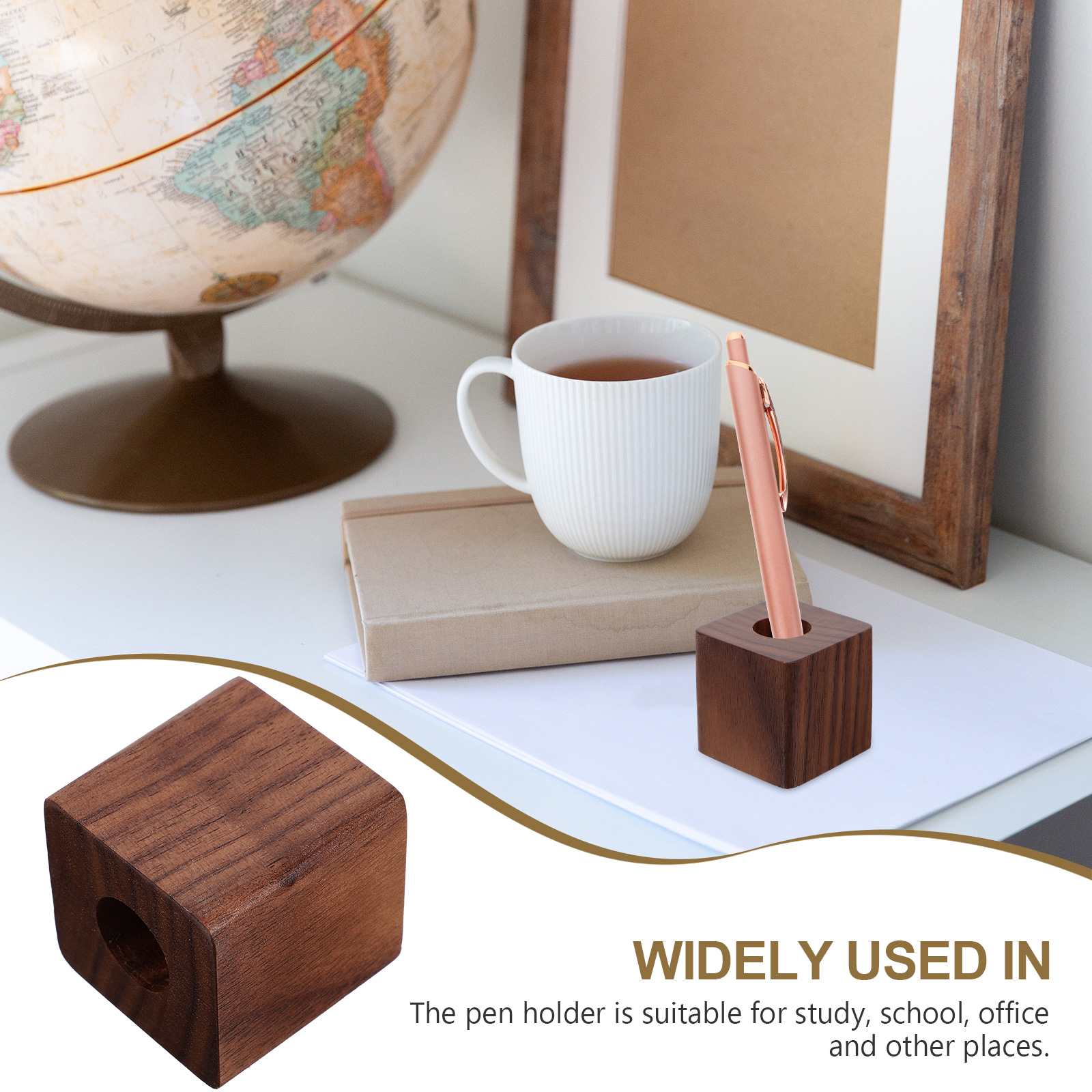 Walnut Pen Stand Single Holder - đánh giá và giá Pen Rest Single