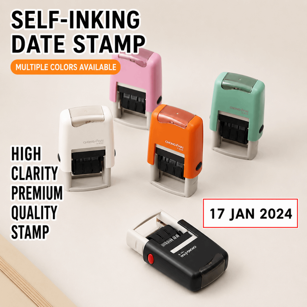 Automatic Ink Return Day-month - đánh giá và giá Rubber Date Stamp