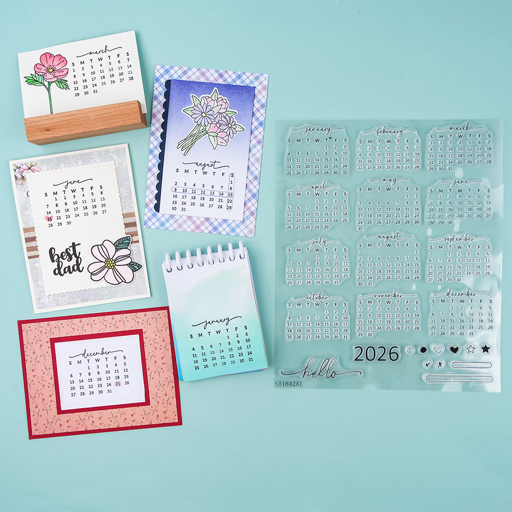 Calendar Date 2026 Clear Stamp - đánh giá và giá Rubber Date Stamp
