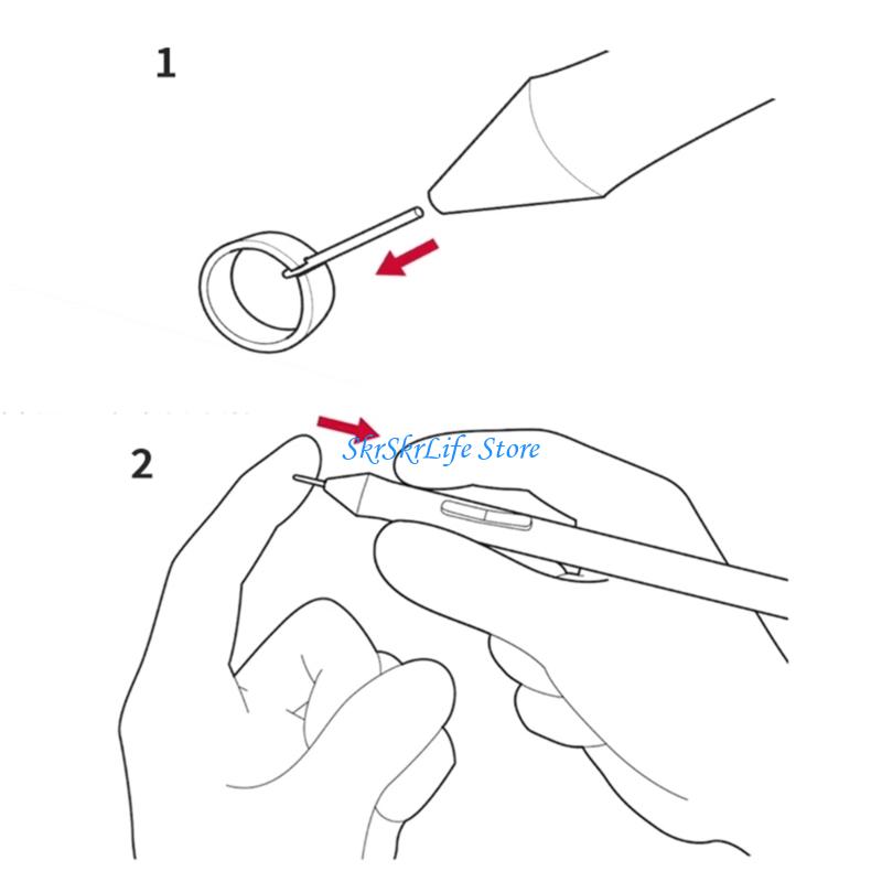 E65E 1 Bộ Đầu bút có kẹp cho b - đánh giá và giá Correction Pen Fine