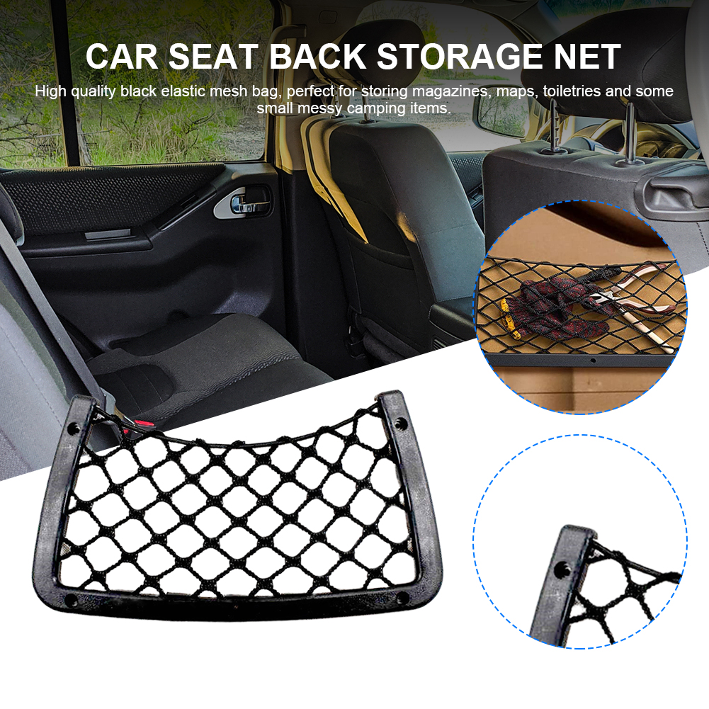 Car Seat Back Storage Net Elas - đánh giá và giá Magazine Holder Rack