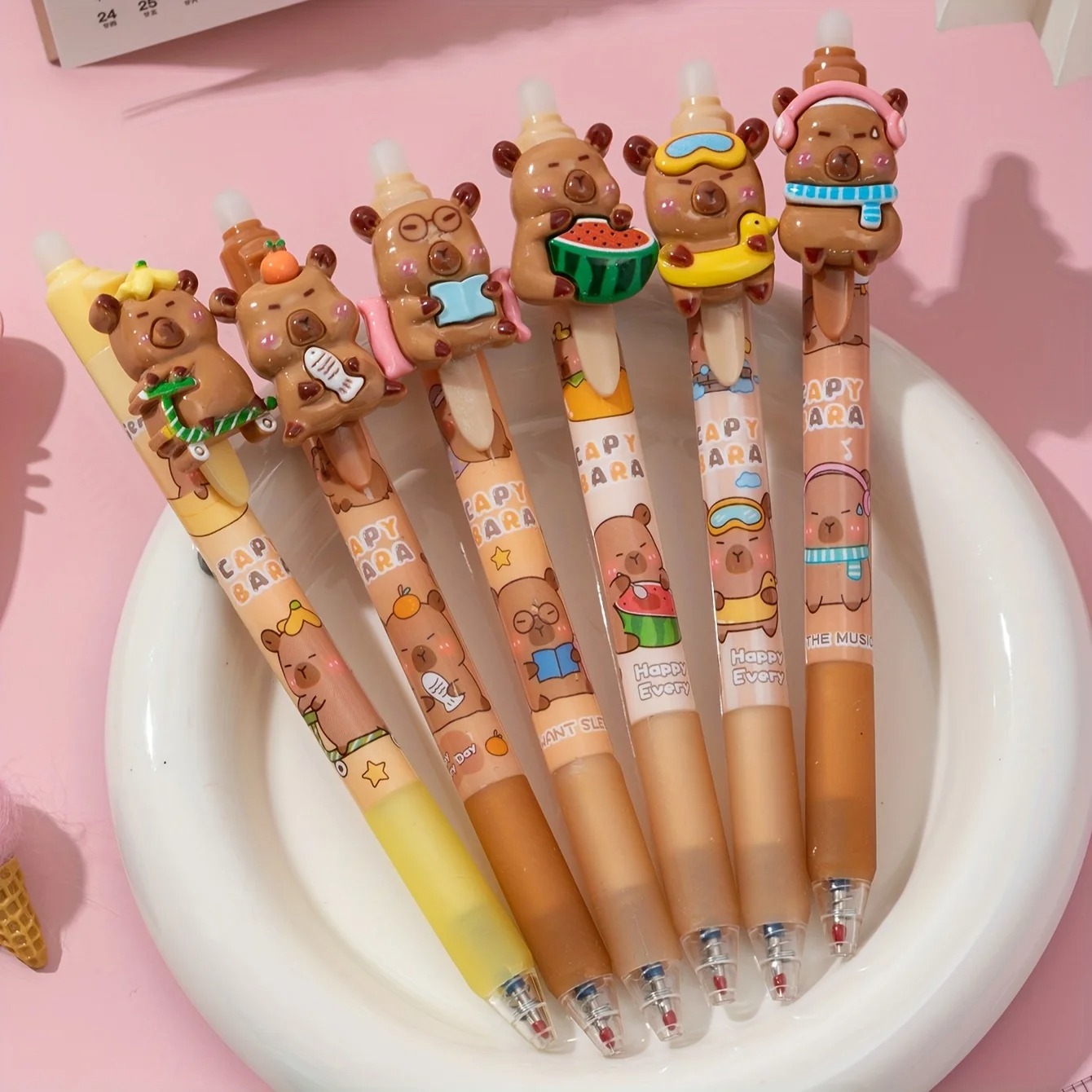 Cute Capybara Erasable Pens, 0 - đánh giá và giá Correction Pen Fine