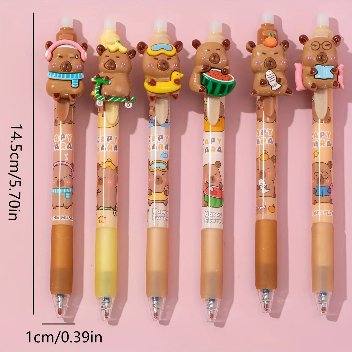 Cute Capybara Erasable Pens, 0 - đánh giá và giá Correction Pen Fine