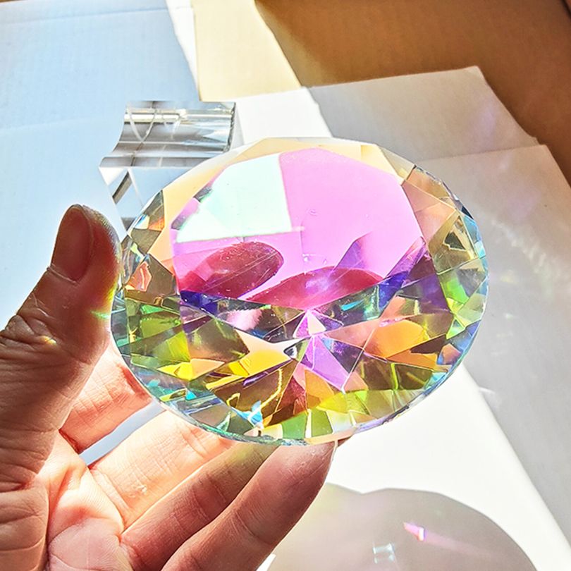30-80mm AB Colorful K9 Crystal - đánh giá và giá Paper Weight Crystal