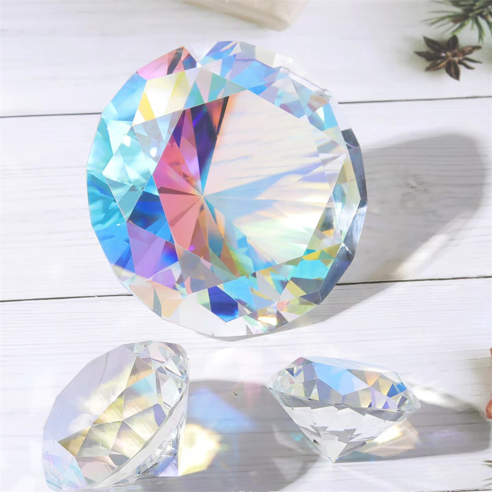 30-80mm AB Colorful K9 Crystal - đánh giá và giá Paper Weight Crystal
