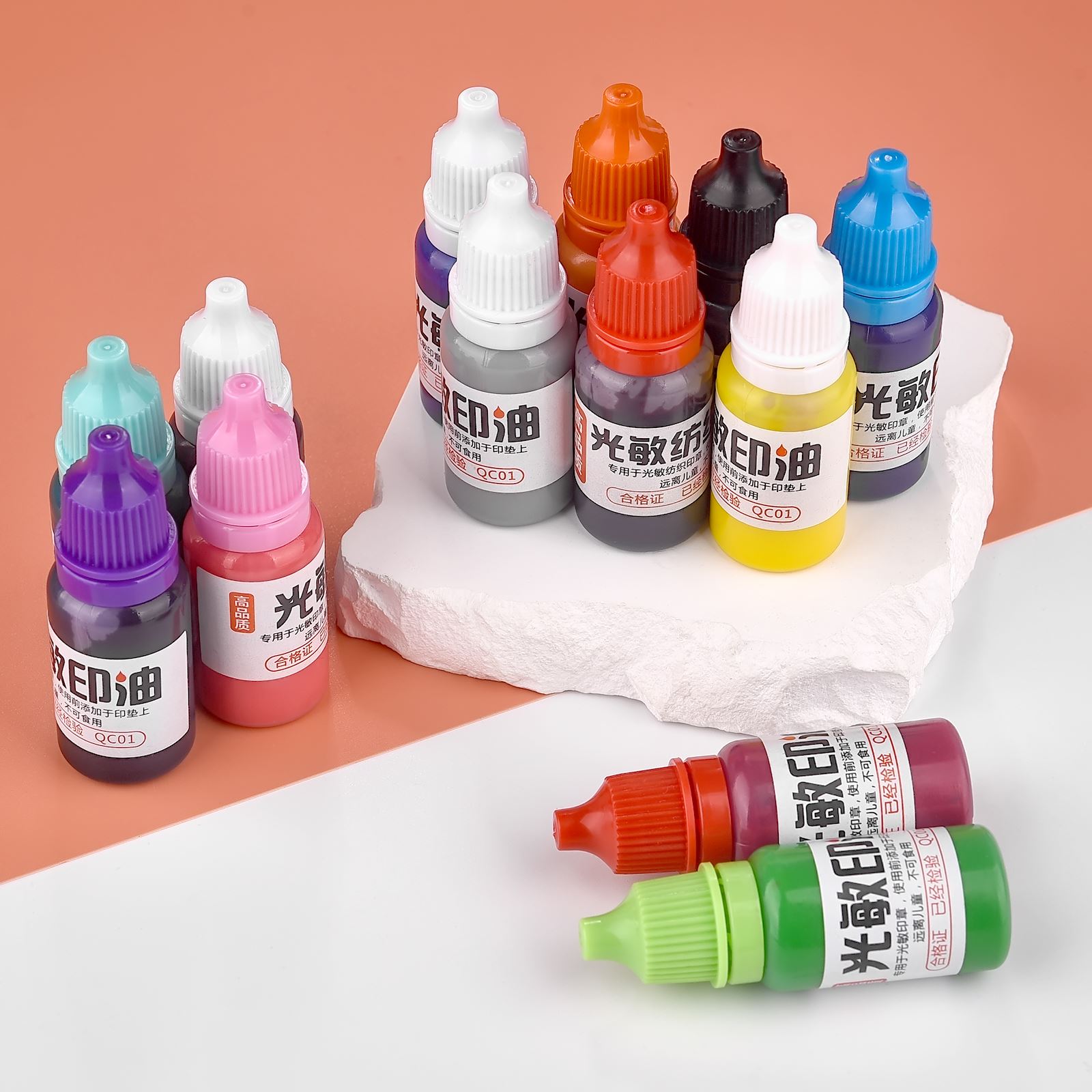 10ml Refill Ink 13 Color Rubbe - đánh giá và giá Rubber Date Stamp