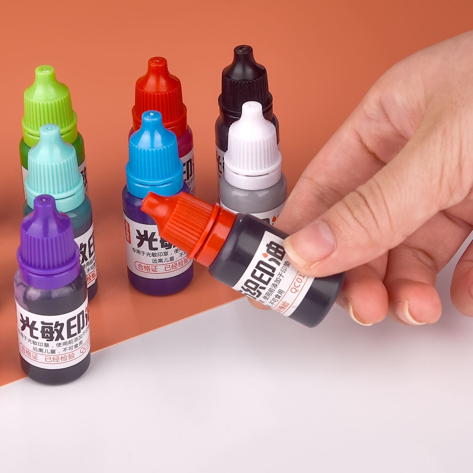 10ml Refill Ink 13 Color Rubbe - đánh giá và giá Rubber Date Stamp