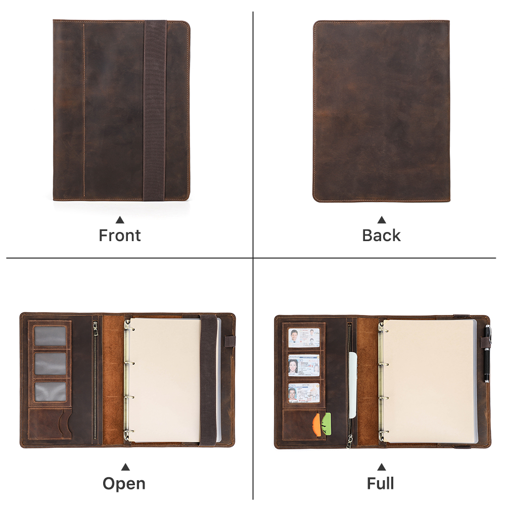 Luxury Retro Business A4 Noteb - đánh giá và giá Binder A4 Lever