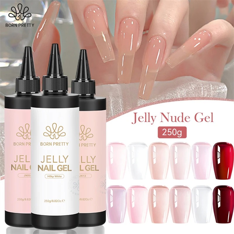 BORN PRETTY 250g Jelly Milky W - đánh giá và giá Gel Refill Pack