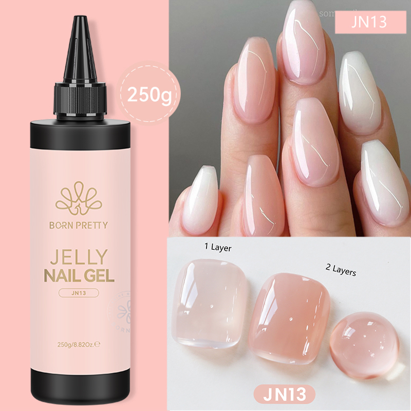 BORN PRETTY 250g Jelly Milky W - đánh giá và giá Gel Refill Pack
