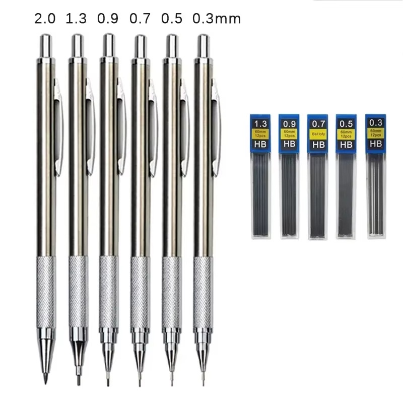 Metal Mechanical Pencil Set 0. - đánh giá và giá Mechanical Pencil 0.3