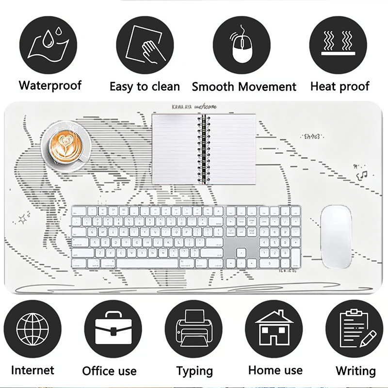 1Pcs Leather Mouse Pad Anime A - đánh giá và giá Leather Desk Pad